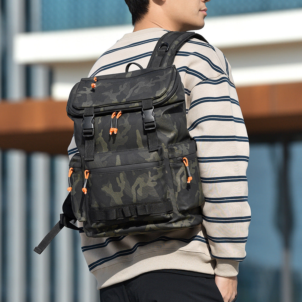 Classy Men's Large Capacity Computer Camouflage Business Backpack
