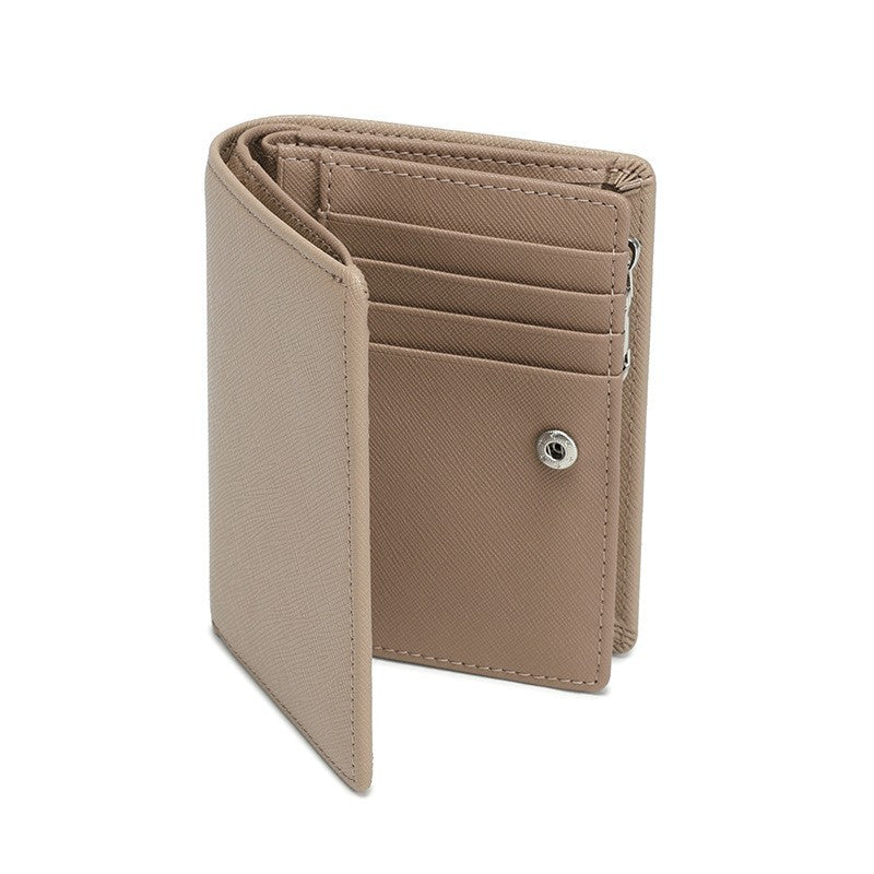 Women's Short Multiple Slots Fashion Vertical Mini Purses