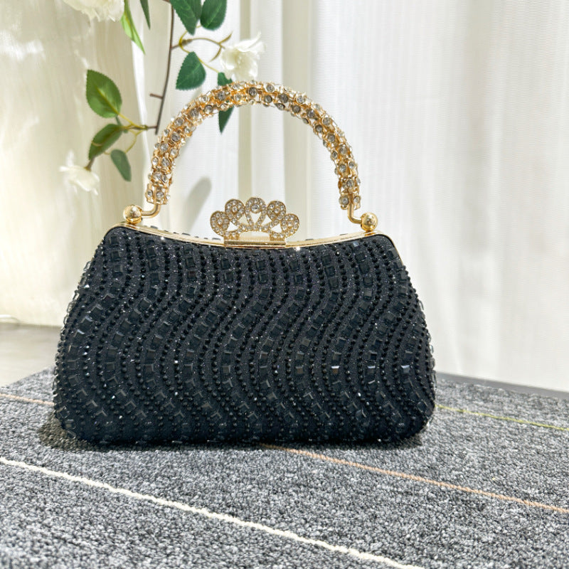 Women's Fashion Personalized Rhinestone Banquet Dress Refined Dinner Bag