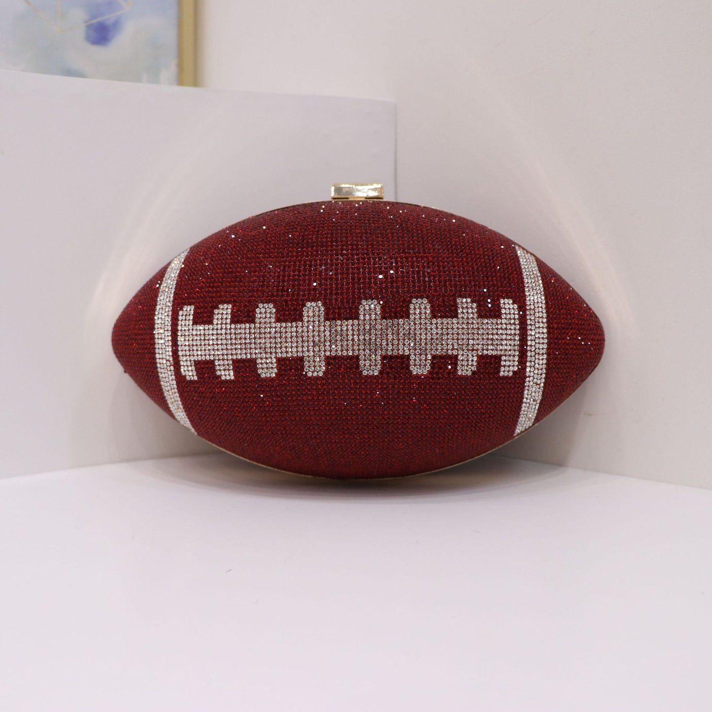 Shining Full Diamond Rugby Style Dinner Personality Party Clutch Women's Messenger Bag