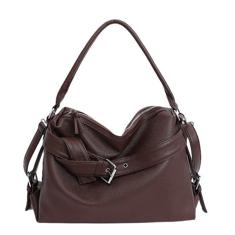 Women's Large Capacity Hot Motorcycle Personalized Minority Underarm Women's Shoulder Bag