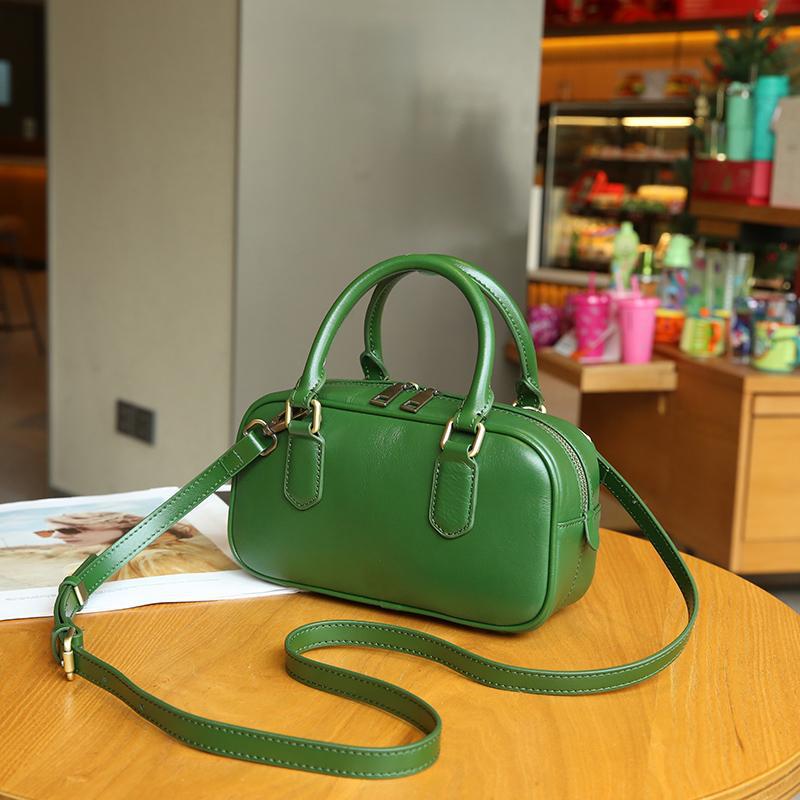Women's First Layer Cowhide Female Temperament Genuine Leather Versatile Women's Shoulder Bag