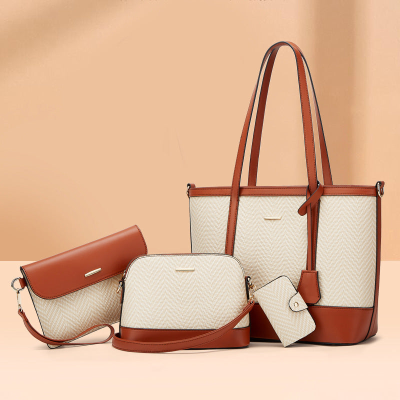 Women's Trendy Fashion Combination Large Capacity Women's Shoulder Bag