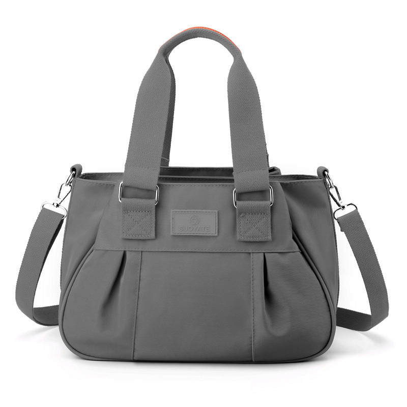 Women's Lightweight Waterproof Nylon Cloth Fashionable Trendy Women's Shoulder Bag