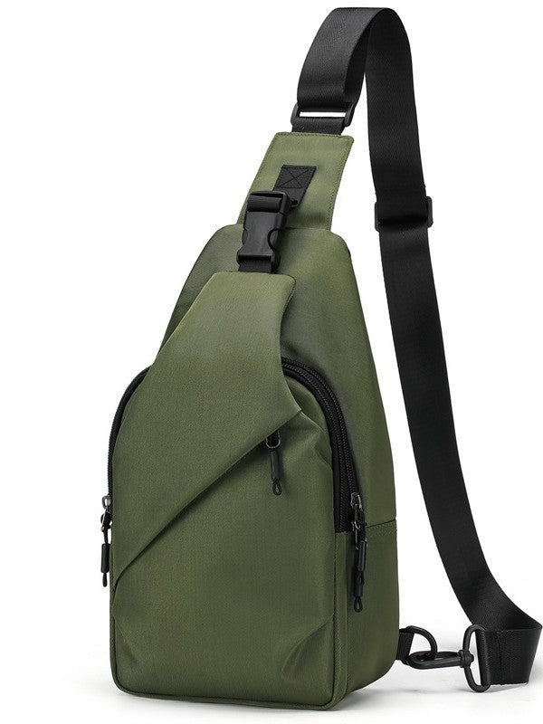 Men's Large Capacity Waterproof Mechanical Style Simple Shoulder Bags
