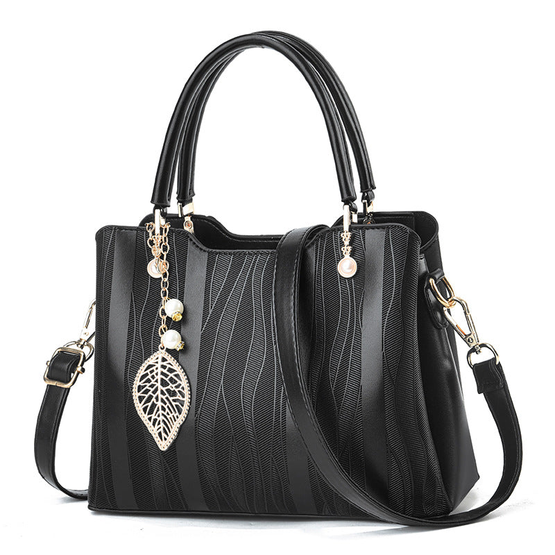 Women's Simple Western Style Korean Fashionable Large Capacity Women's Handbag