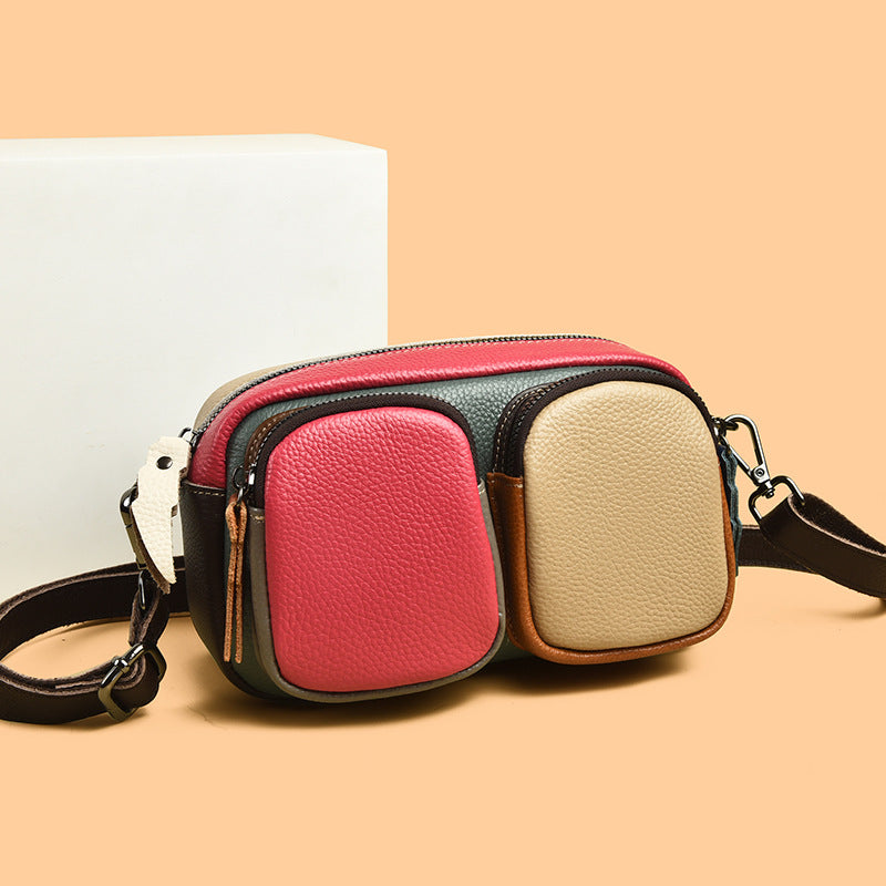 Women's Genuine Leather Large Capacity First Layer Cowhide Bags
