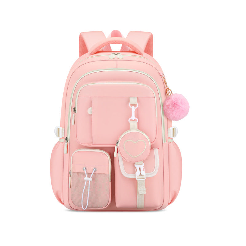 Protection Lightweight Burden Alleviation Large Capacity Cute Junior Primary School Bag