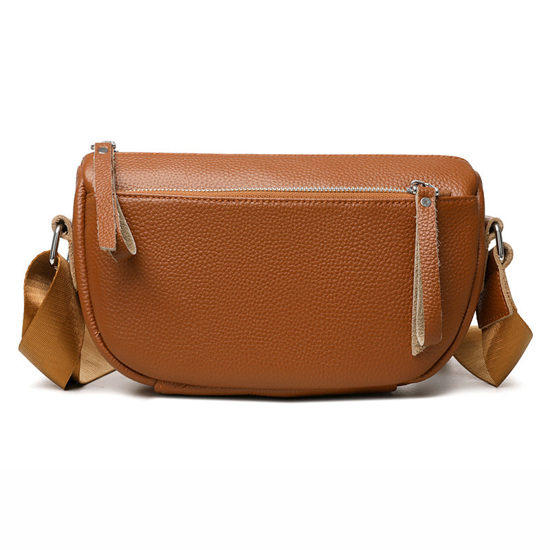 Women's Fashion Large Capacity Top Layer Cowhide Bags