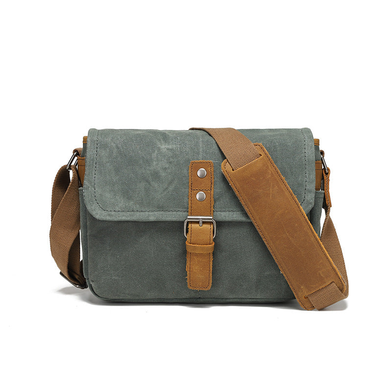 Charming Men's Retro Canvas Graphy Business Men's Shoulder Bag