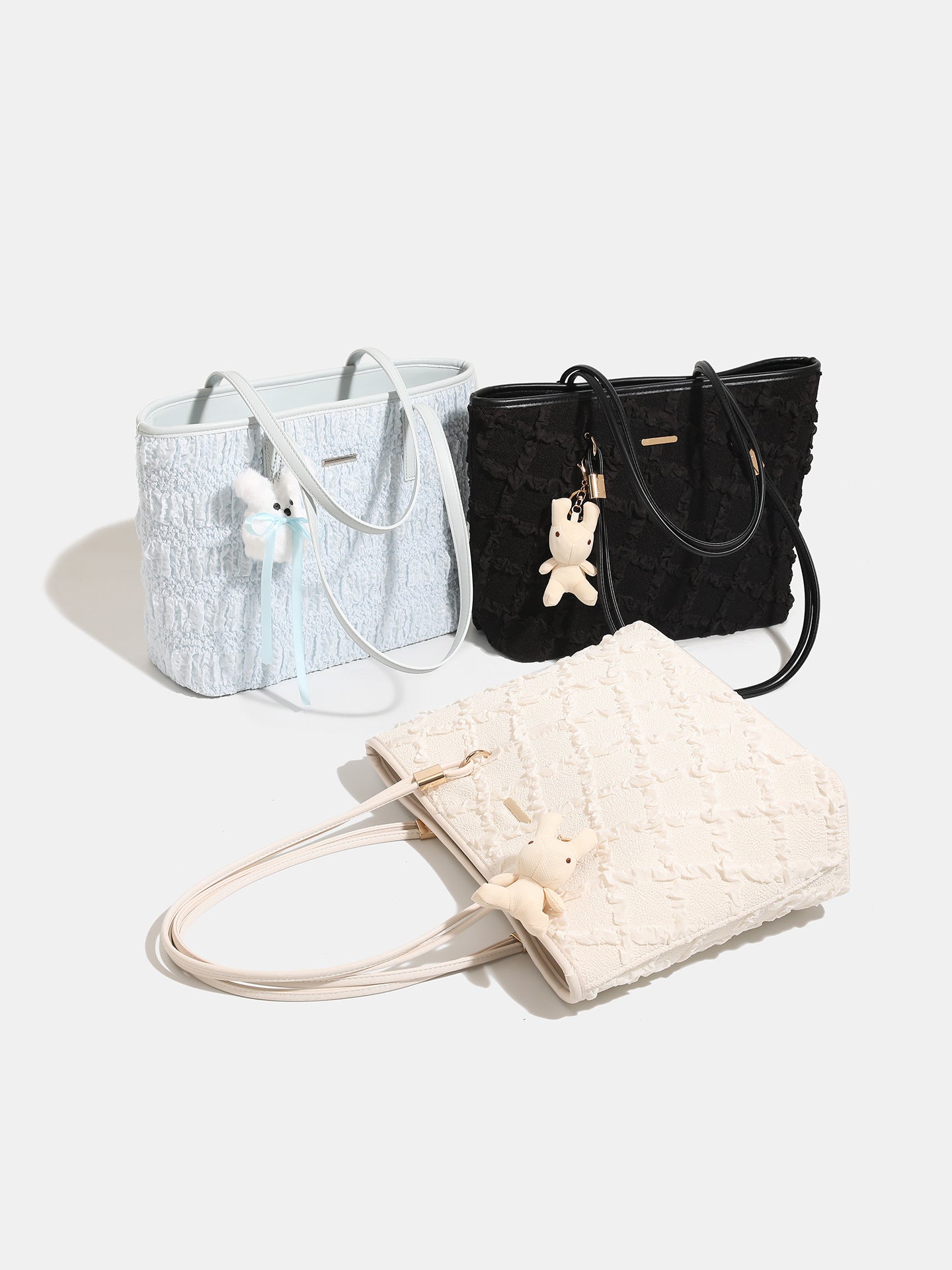 Women's Summer Large Capacity Totes High-grade Jacquard Tote Bag