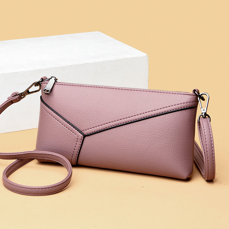 Women's Fashion Mom Mobile Clutch Simple Versatile Women's Messenger Bag