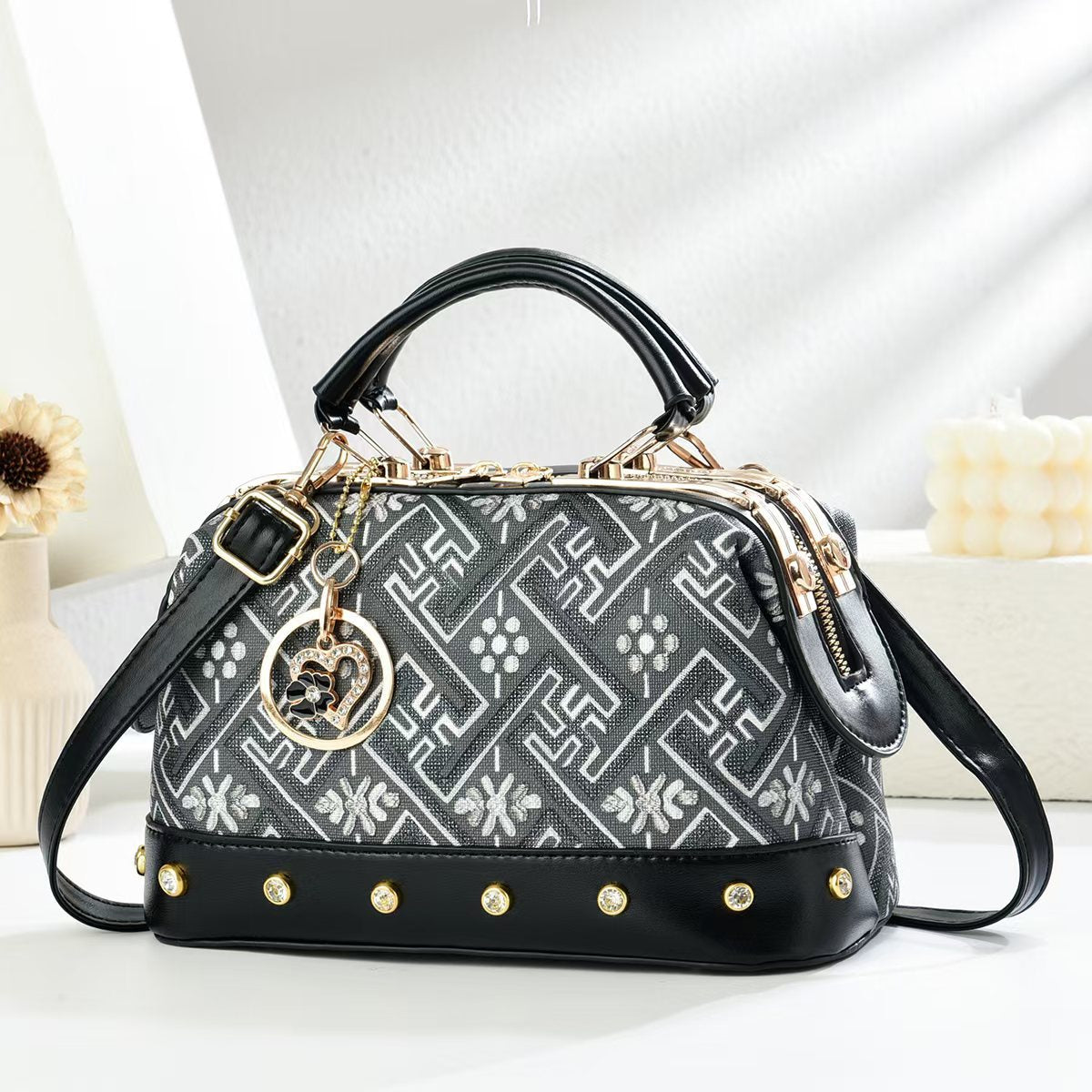 Women's Fashion Large Capacity Elegant Versatile Simple Women's Handbag