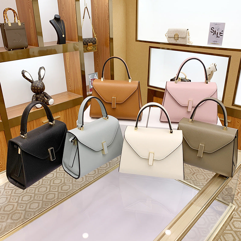 Women's Genuine Leather Kelly Large Capacity Elegant Fashion Women's Shoulder Bag