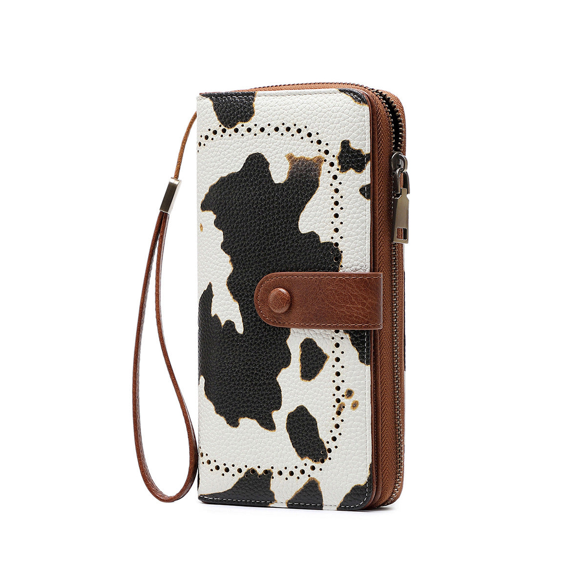 Women's Swiping Hollow Out Expanding Retro Large Capacity Card Holder