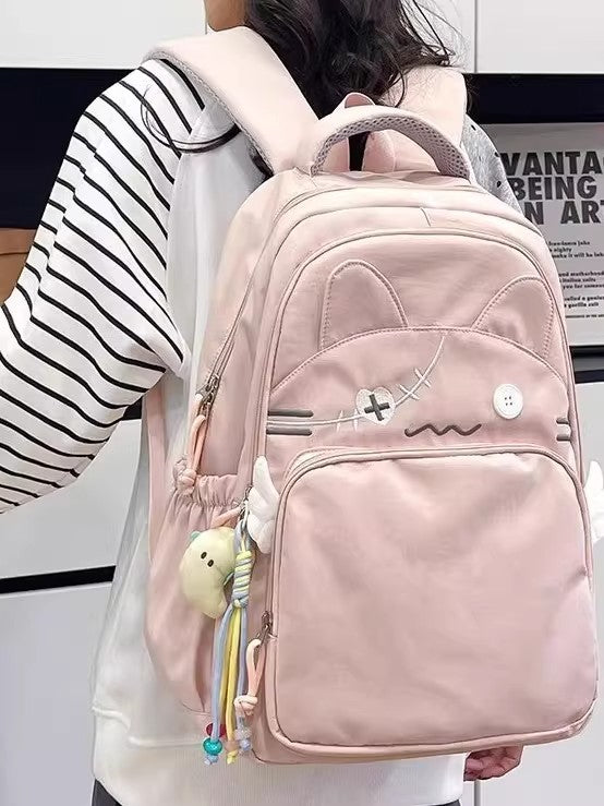 Large Capacity Cat Cute Funny Female Campus Minimalist Bags