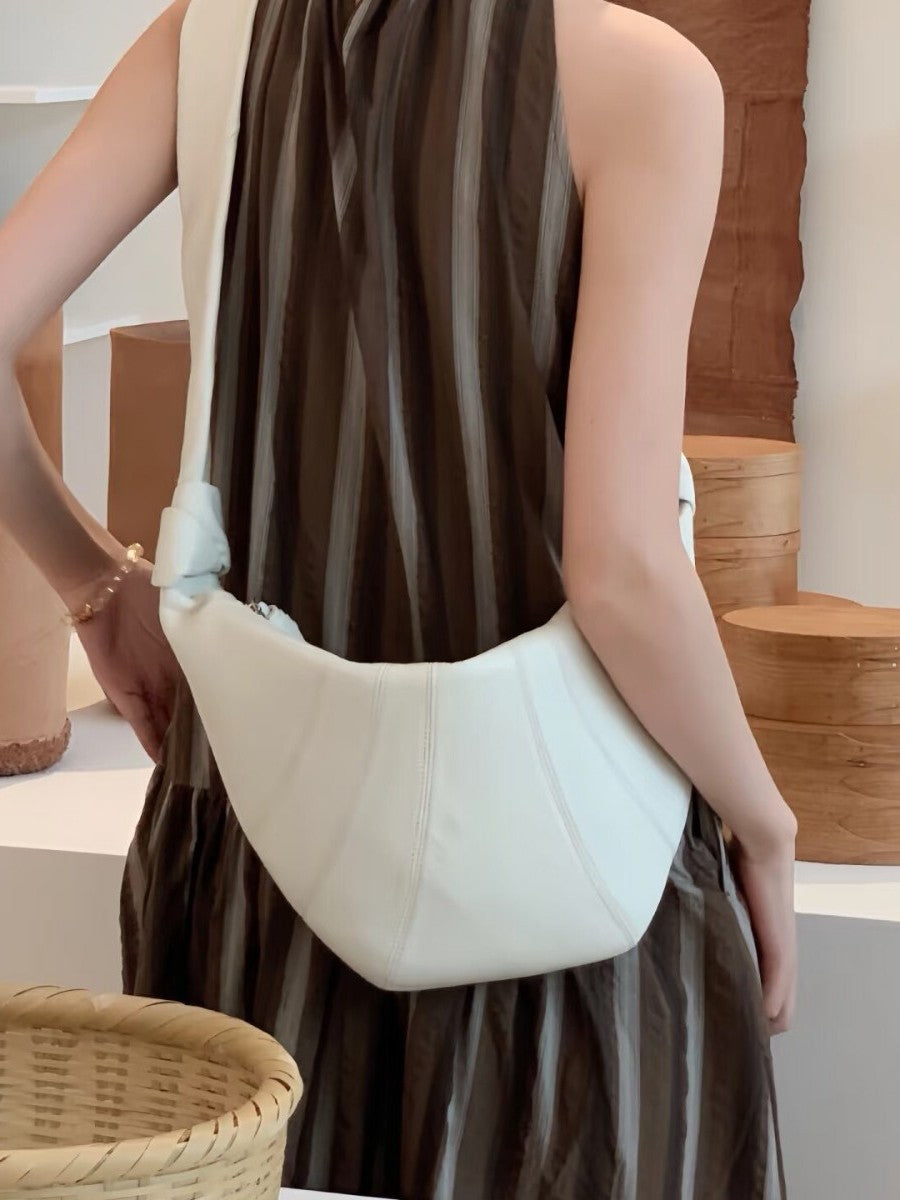 Women's Genuine Leather Dumpling High-grade Versatile Fashion Women's Messenger Bag