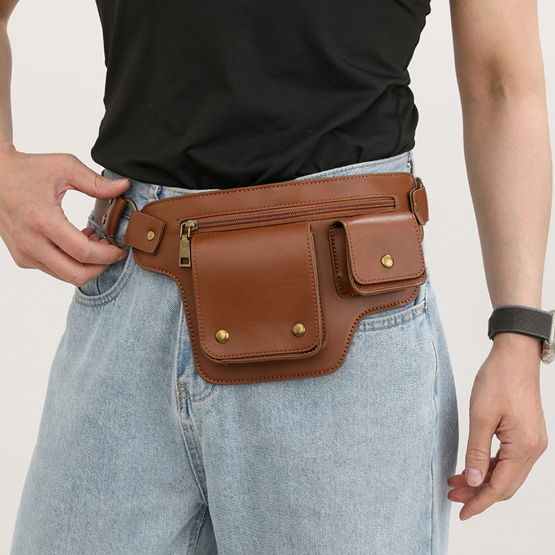 Men's Retro Adjustable Motorcycle Style For Bags