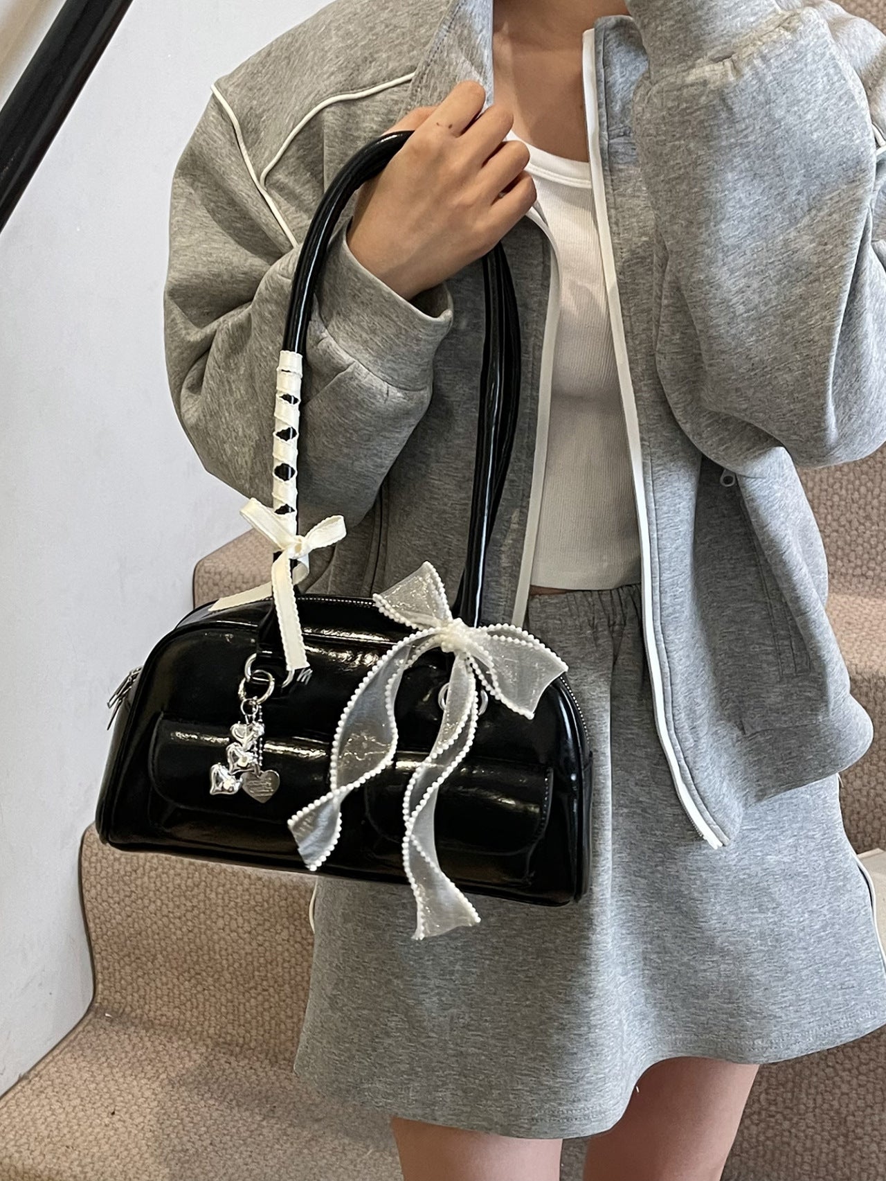 Women's Bowling High Sense Light Luxury Minority Tote Bags