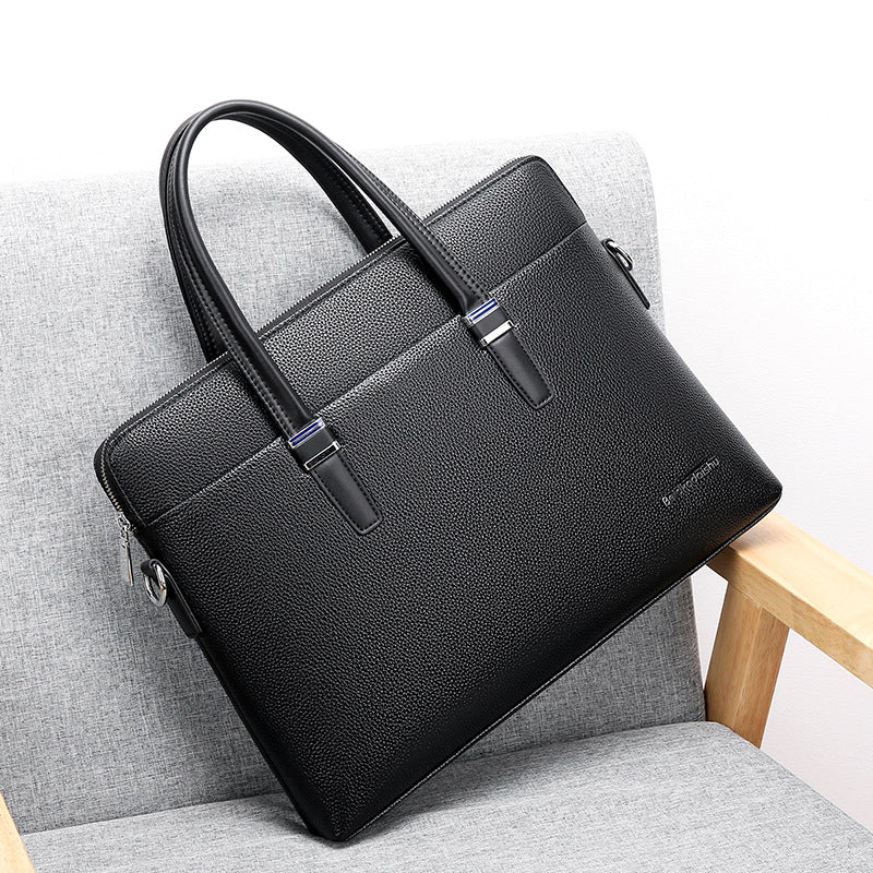 Elegant Men's Large Capacity Business Simple Men's Tote