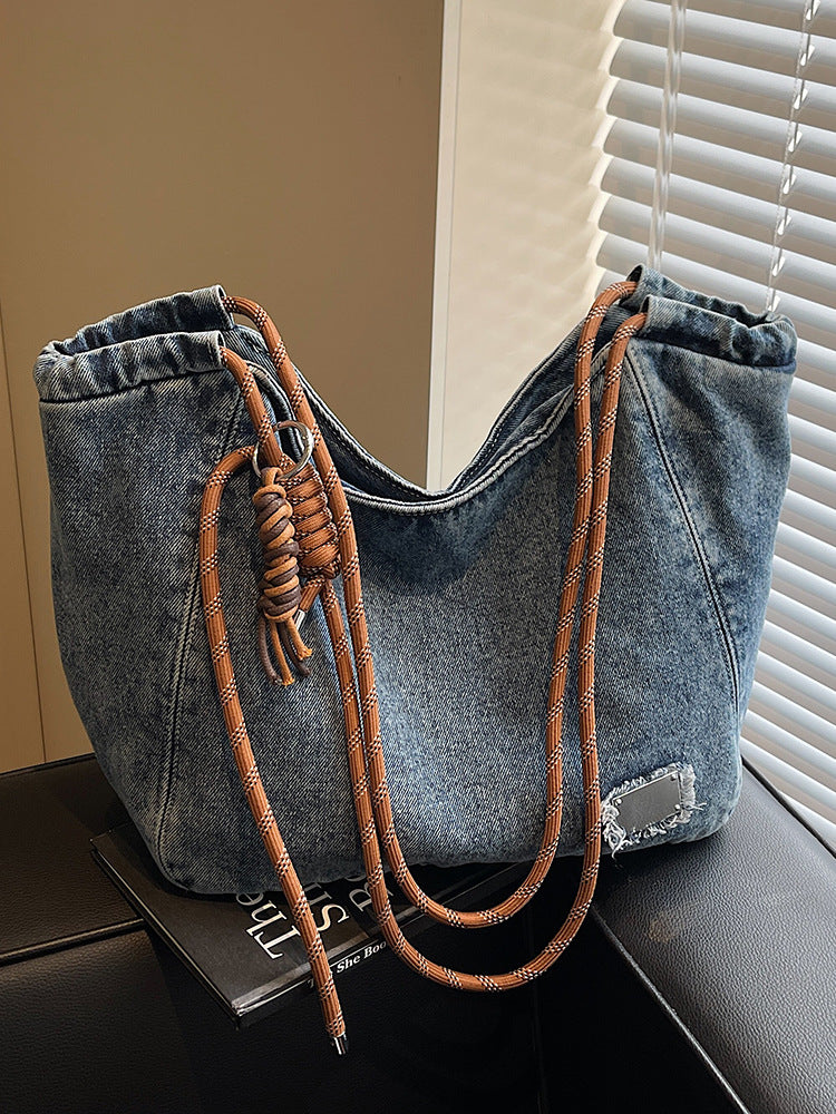 Women's Denim Lightweight Chic For Class Commuting Bags