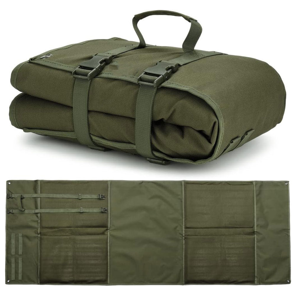 Mat Field Training Camping Picnic Moisture Outdoor Camouflage, Military Fan Bag