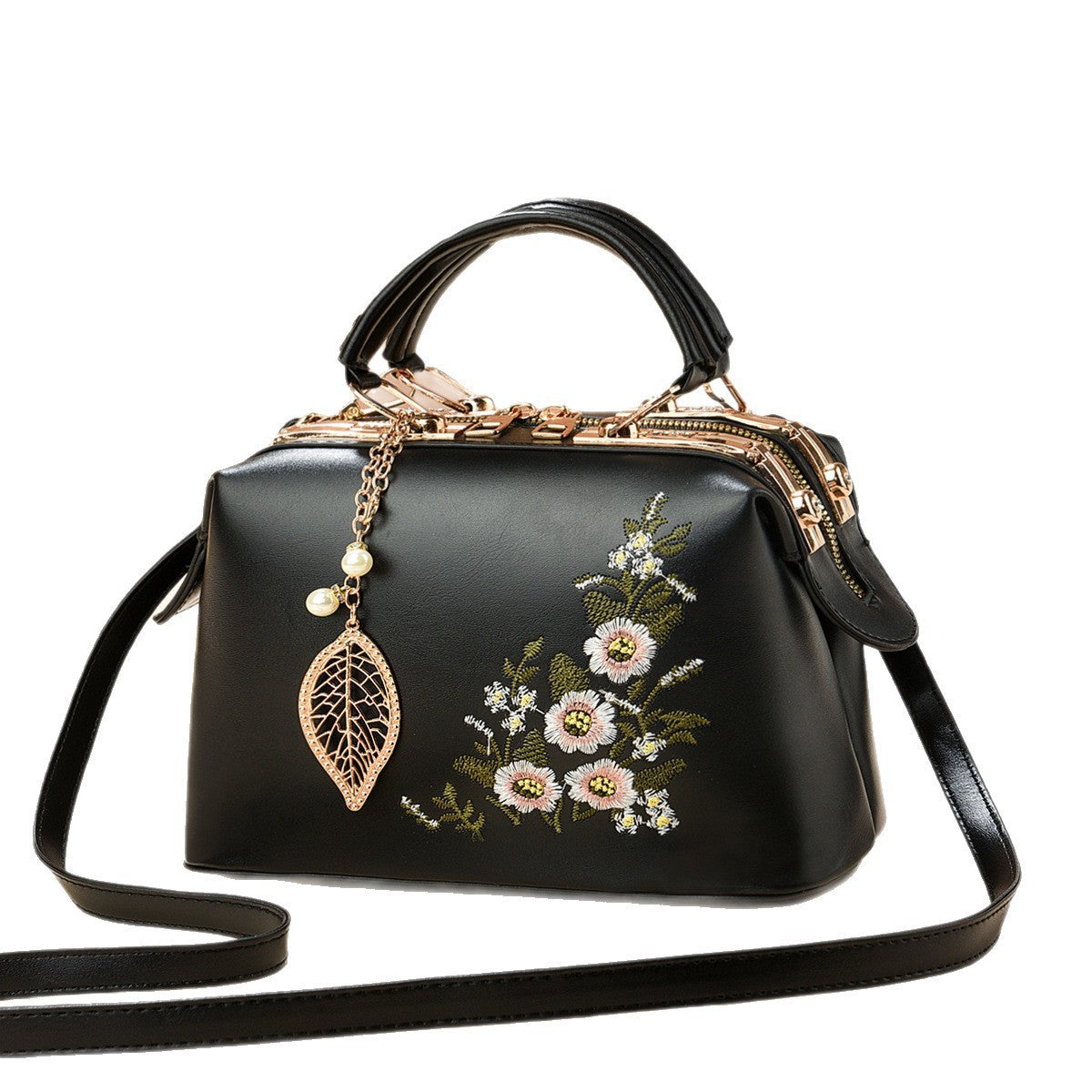 Elegant Slouchy Women's Fashionable Embroidered Quality Bags