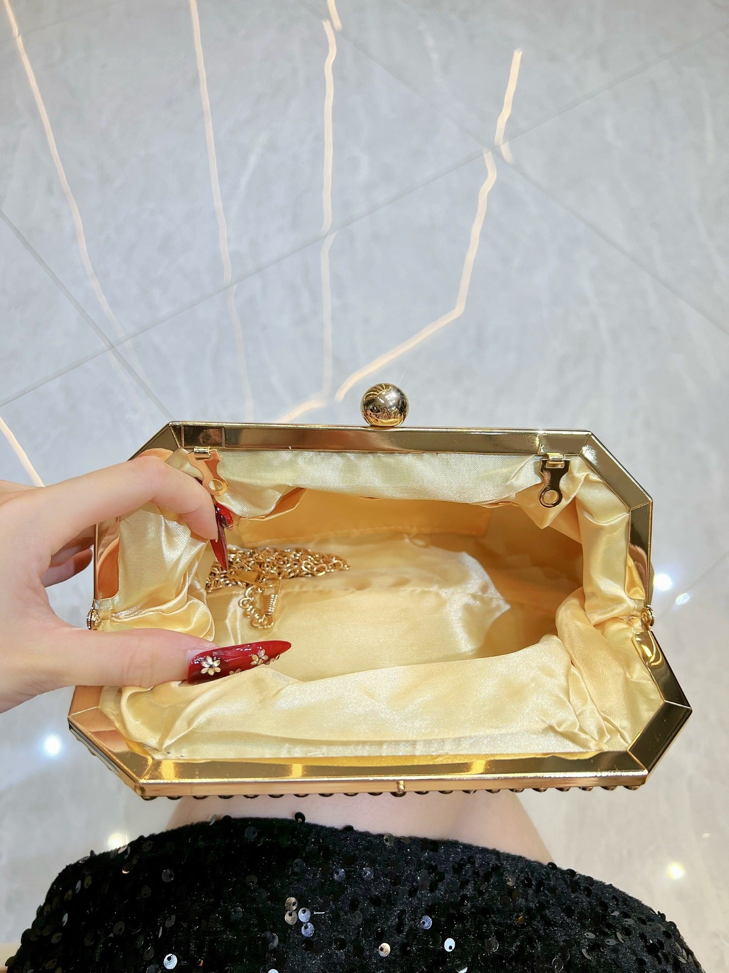Banquet Dress Garment High-grade Fashion Clutch Dinner Bag