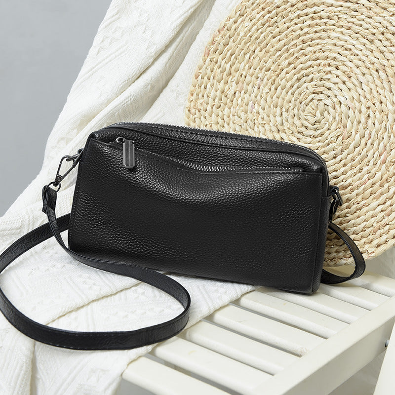 Women's Leather Tide First Layer Fashion Large Capacity Bags