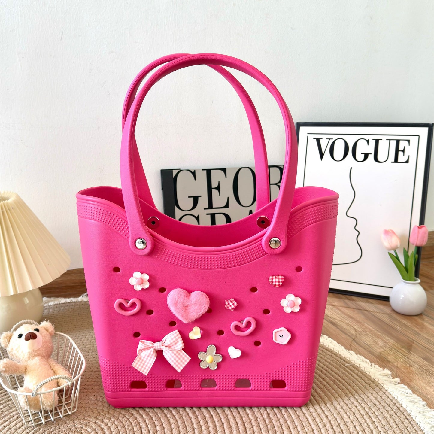 Hole Fashion Seaside Waterproof Beach Out Bags