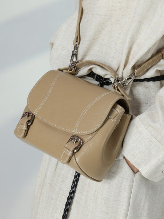 Baseball Versatile College Style Pouch First Layer Shoulder Bags