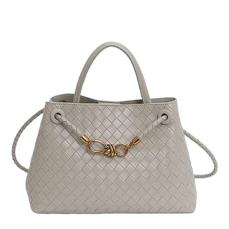 Women's Fashion Weaving Simple Textured Popular Women's Shoulder Bag