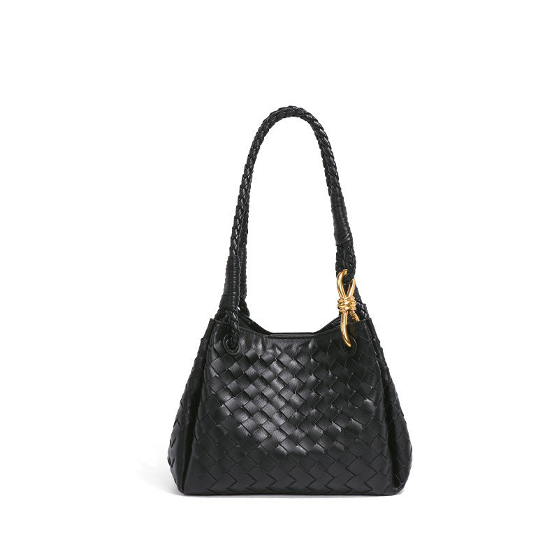 Women's Retro Hand-woven Parachute Vegetable Basket Composite Bags