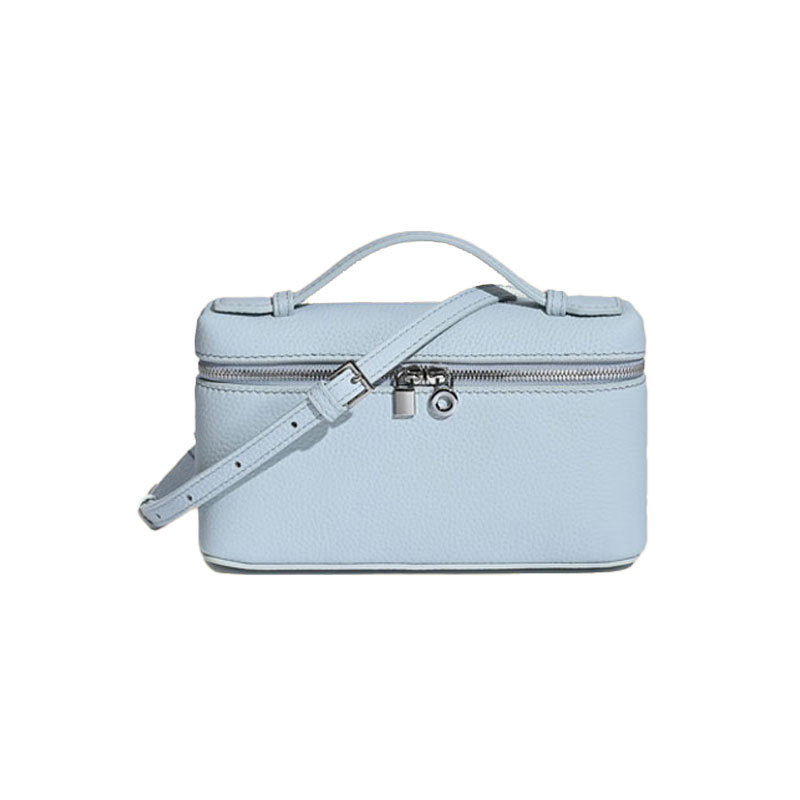Women's Lunch Box Genuine Leather Portable Pouch Light Women's Shoulder Bag