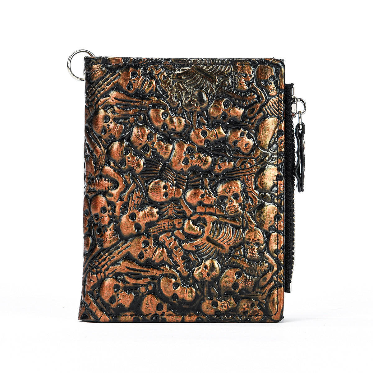 Gothic Personality Double-sided Skull Dark Punk Men's Wallet