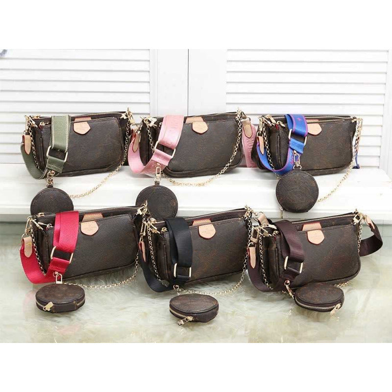 Women's Fashion Classic Three-piece Set Mahjong Chain Women's Shoulder Bag