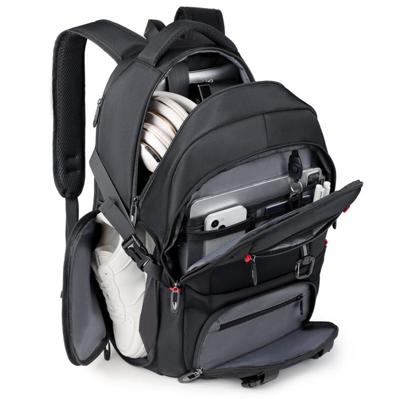 Durable Men's Business Large Capacity Expansion Leisure Backpack