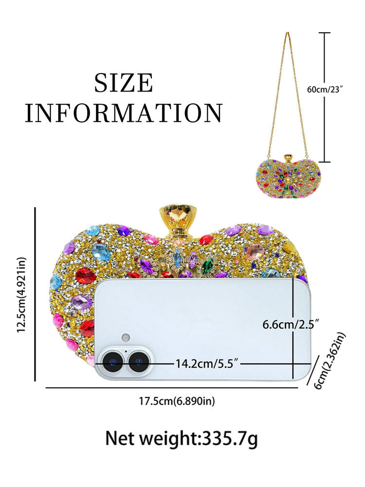 Women's Diamond Affordable Luxury Fashion The Party Hand Dinner Bag