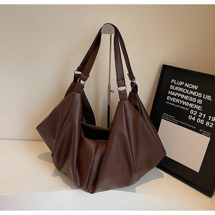 Women's High Sense Idle Style Wandering Dumpling Large Capacity Women's Shoulder Bag