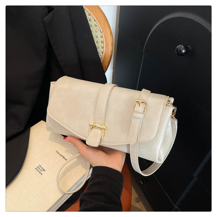 Fashion High Sense Female Personality Versatile Design Latch Women's Shoulder Bag