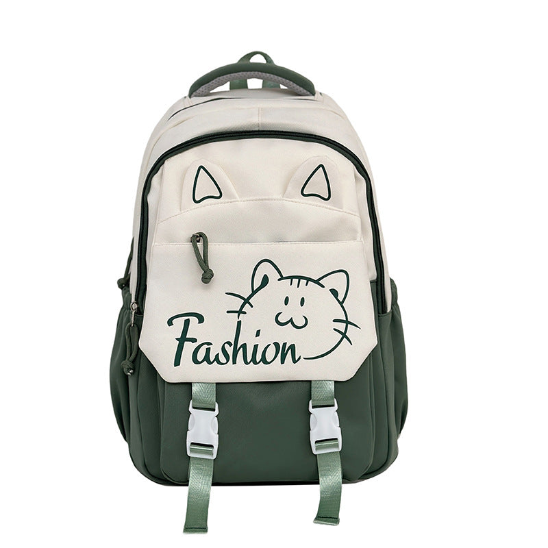 Junior High Large Capacity Simple Korean Burden Reduction College Student Schoolbag