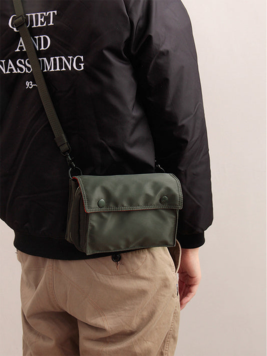 Glamorous Men's Classic Waterproof Trendy Nylon Men's Shoulder Bag