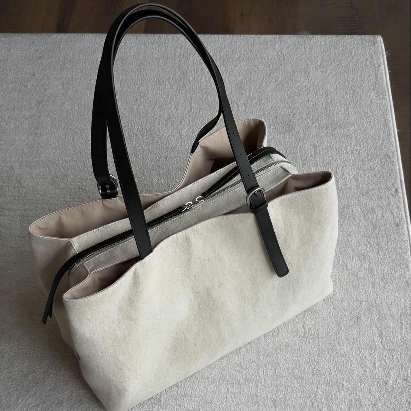 Style Commuter Large Capacity Cotton Linen Minority Women's Shoulder Bag