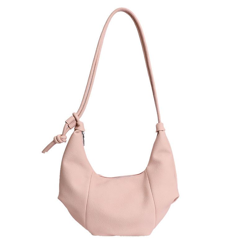 Women's Korean Style Underarm Commuter Soft Surface Bags