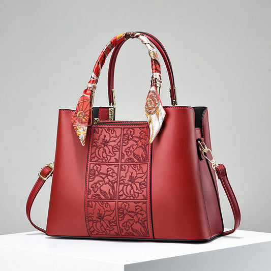Women's Texture Chinese Embroidery National Style Mother's Day Large Women's Handbag