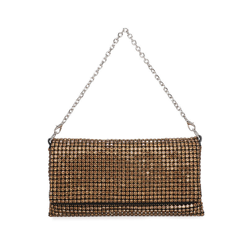 Women's Summer Chain Rhinestone Light Luxury Dinner Bag