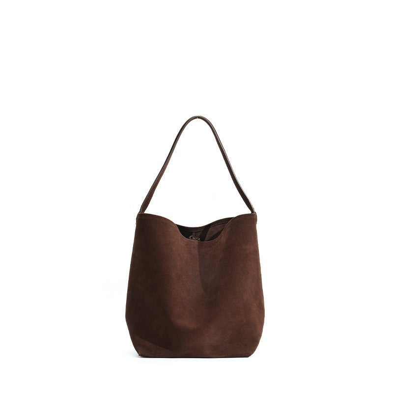 Women's Genuine Leather Large Capacity Fashion Commuter Women's Shoulder Bag