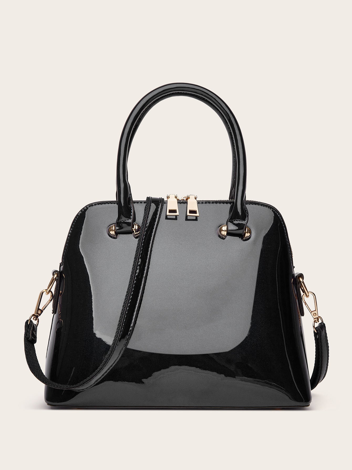 Women's Autumn Patent Leather Shiny Fashion Shell Women's Shoulder Bag