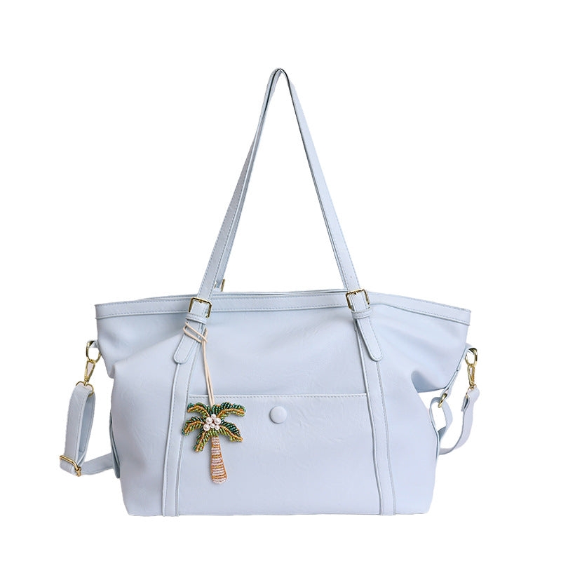 High-grade Large Capacity Versatile Commuter Portable Underarm Light Tote Bag