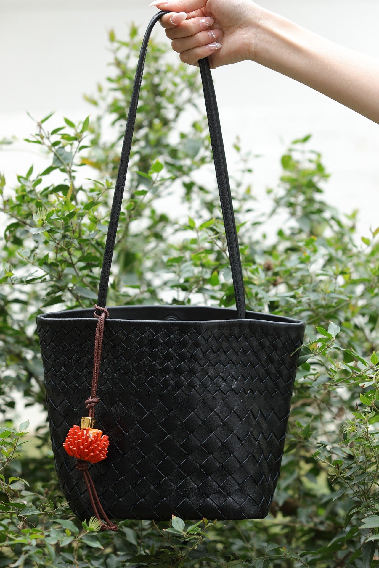 Spring Sheepskin Hand-woven Genuine Leather High Texture Bags